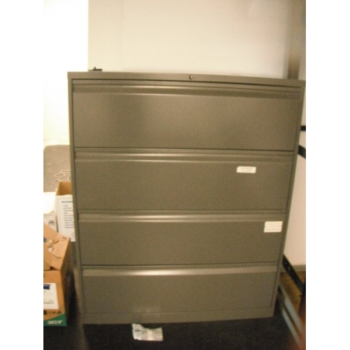 4 Drawer Lateral File Knoll, Grey 30" wide Allsold.ca Buy